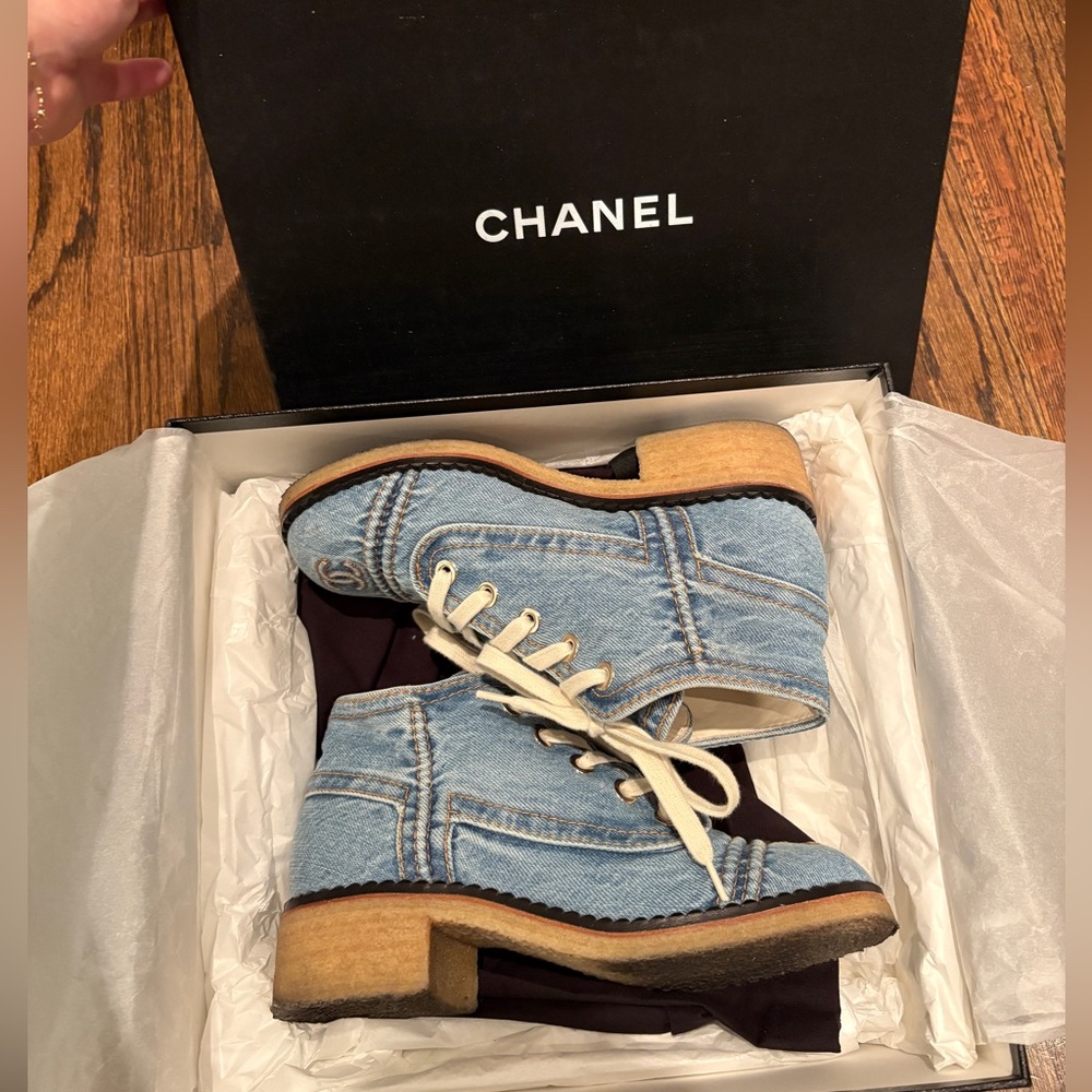 Chanel Denim Booties - Picture 9 of 12